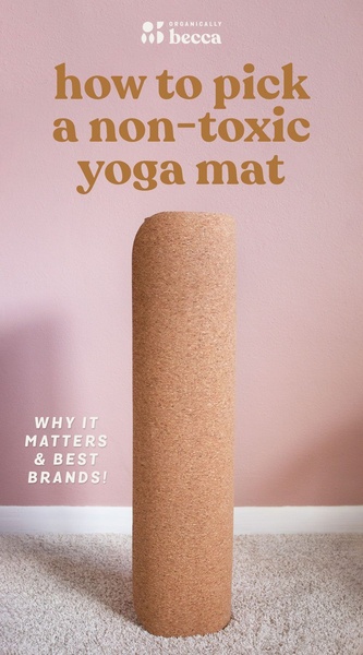 A vertical, educational-focused ad creative centered on a single yoga mat product against a clean, minimalist background to establish brand authority.